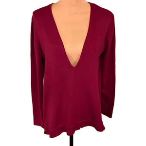 Newport News vintage maroon sweater size medium